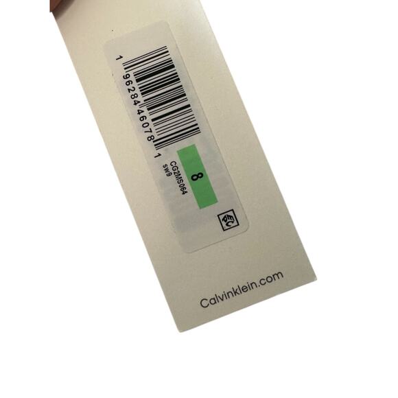 Calvin Klein Starburst One-Piece Swimsuit White 4-way Stretch UPF 50+ Sz 8  NEW - Picture 6 of 7